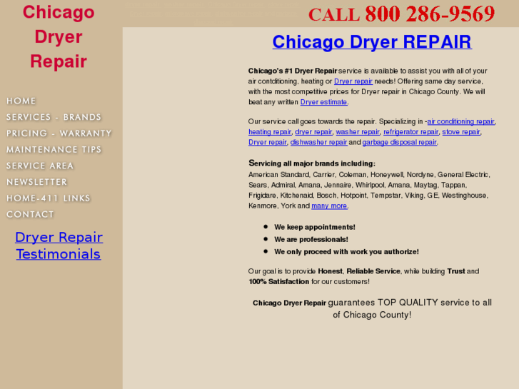 www.dryerrepairschicago.com