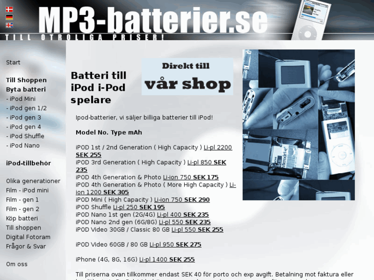 www.mp3-batterier.se