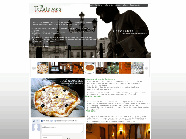 www.pizzeriatrastevere.com