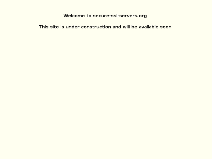 www.secure-ssl-servers.org