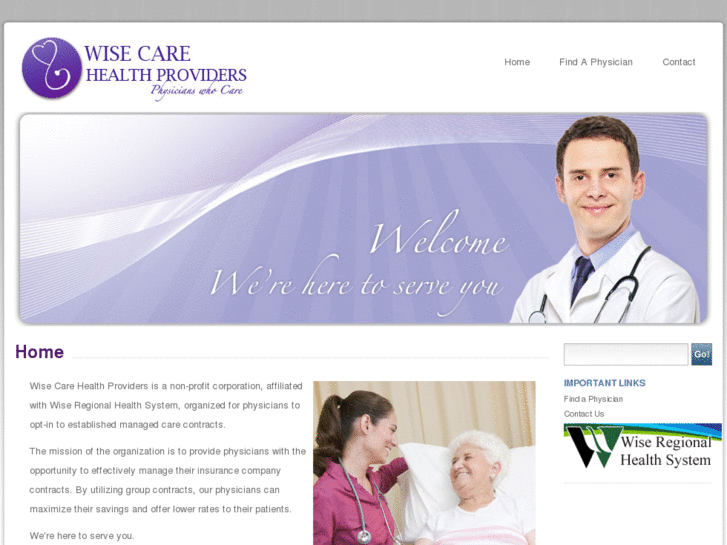 www.wisecarehealthproviders.com