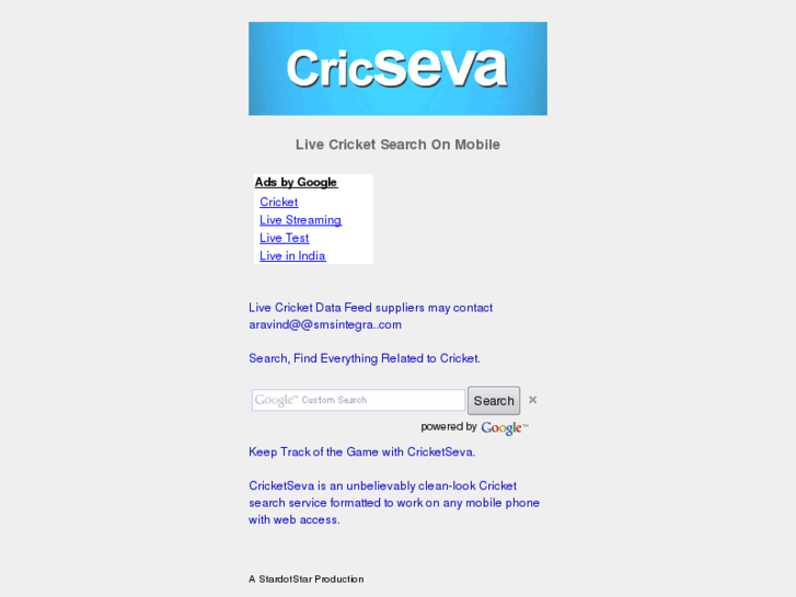 www.cricseva.com