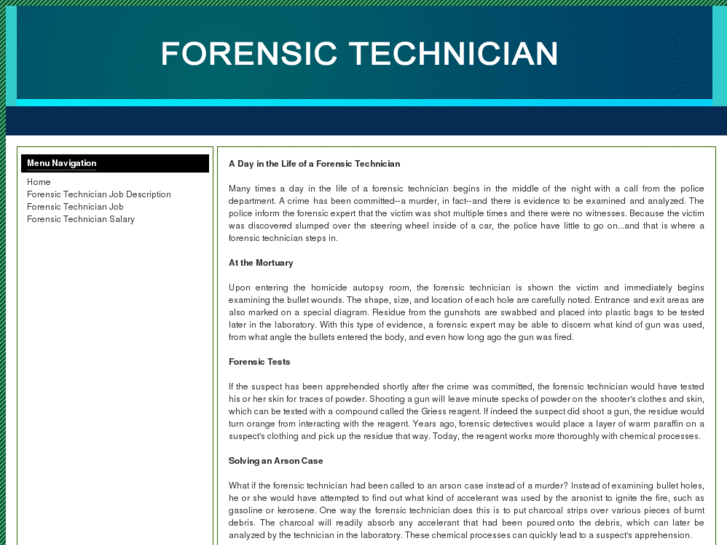 www.forensictechnician.net