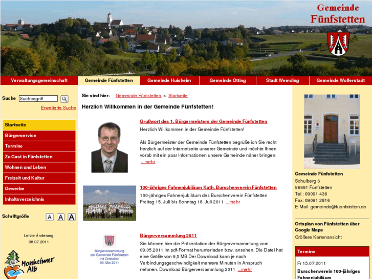 www.fuenfstetten.de