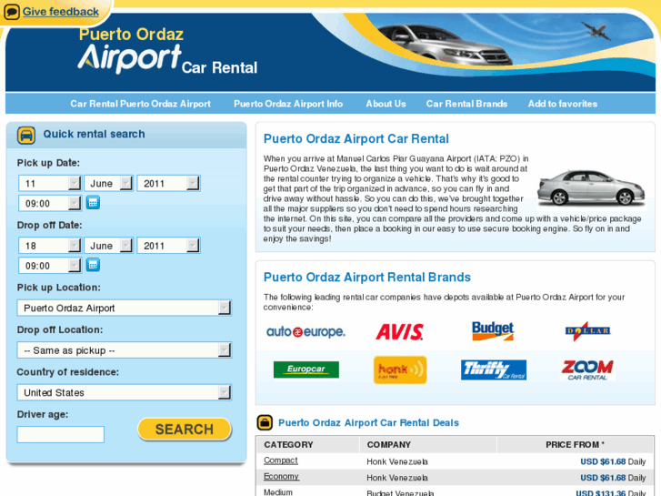 www.puertoordazairportcarrental.com