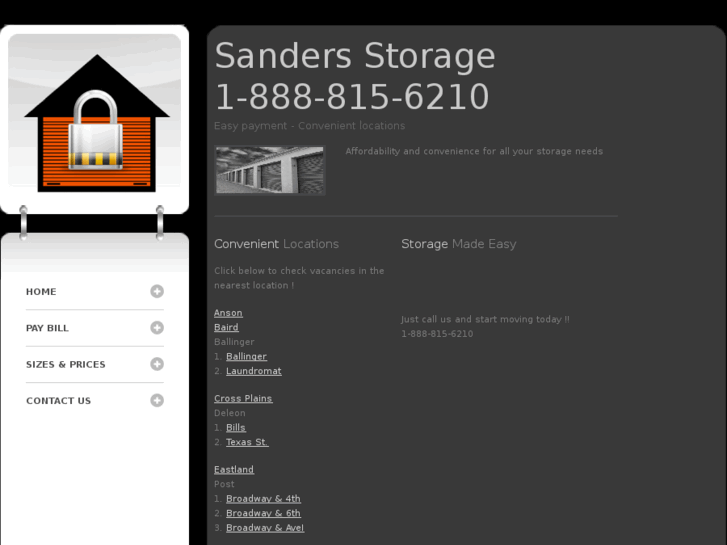 www.sandersstorage.net