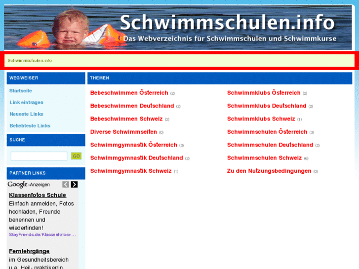 www.schwimmschulen.info