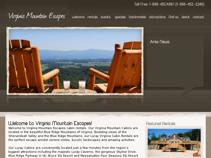 www.virginiamountainescapes.com