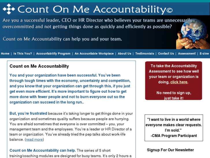 www.countonmeaccountability.com