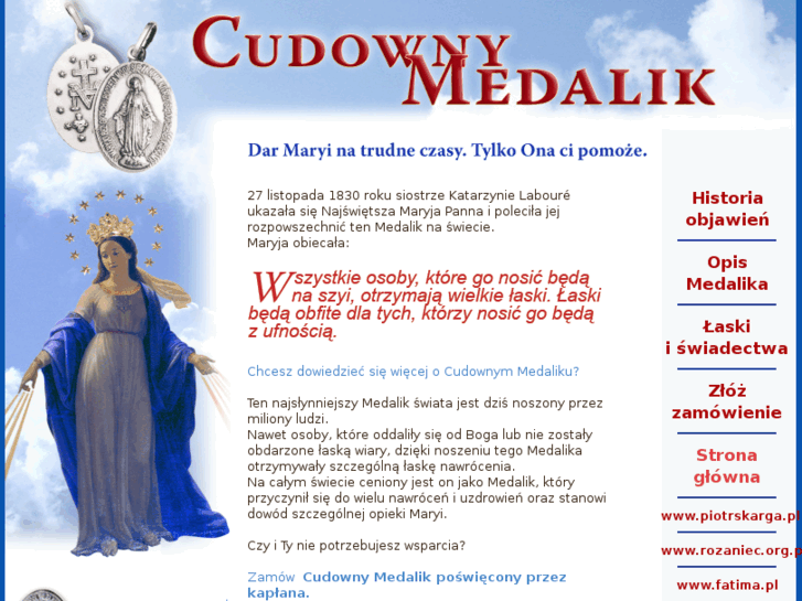 www.cudownymedalik.pl