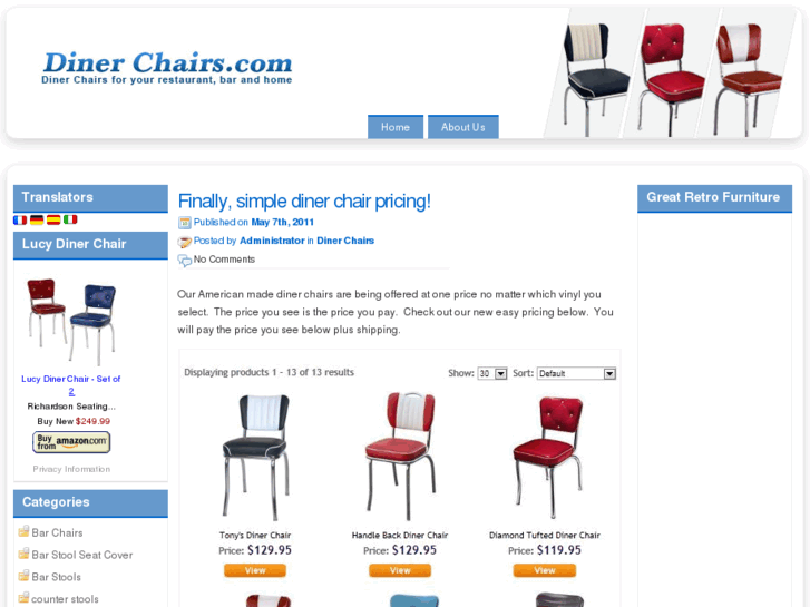 www.dinerchairs.com