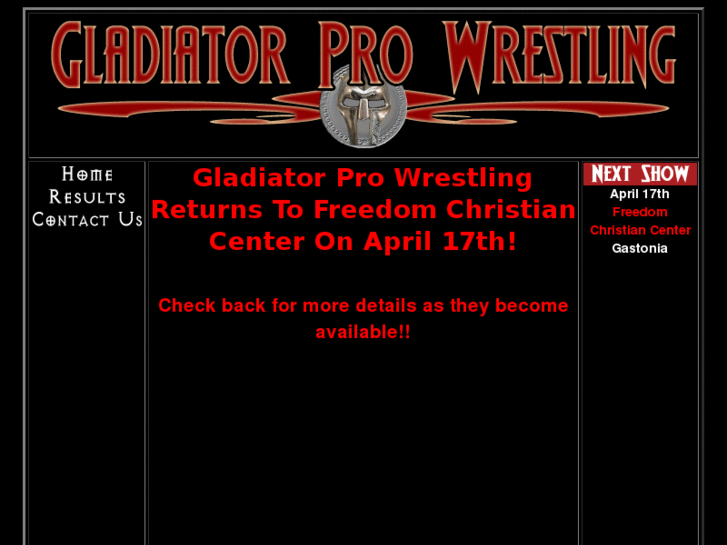 www.gladiatorprowrestling.com