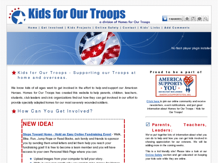 www.kidsforourtroops.org