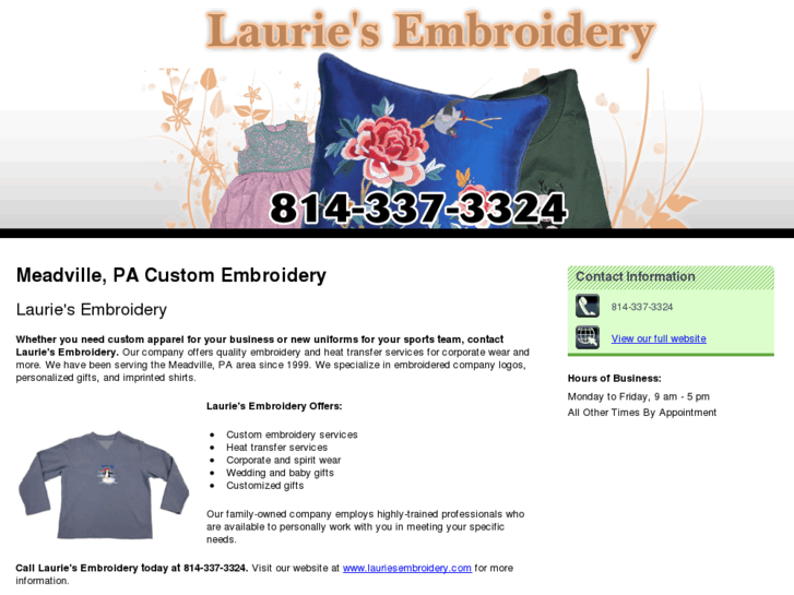 www.lauriesembroidery.net