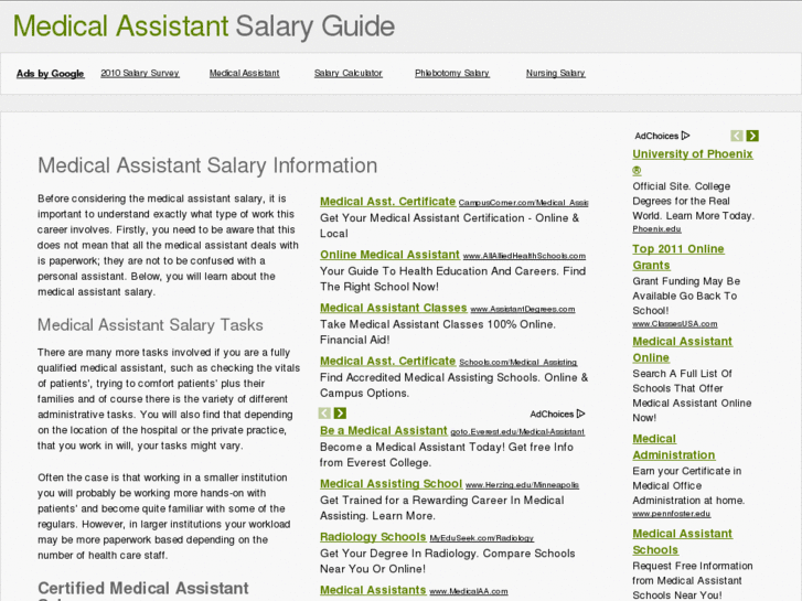 www.medicalassistantsalaryguide.org