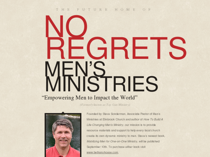 www.noregretsmensministries.com