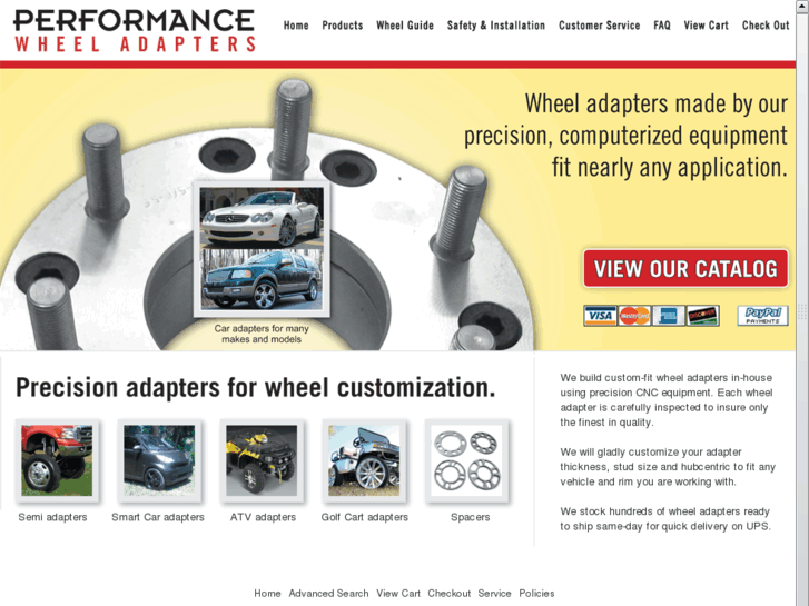 www.performancewheeladapters.com