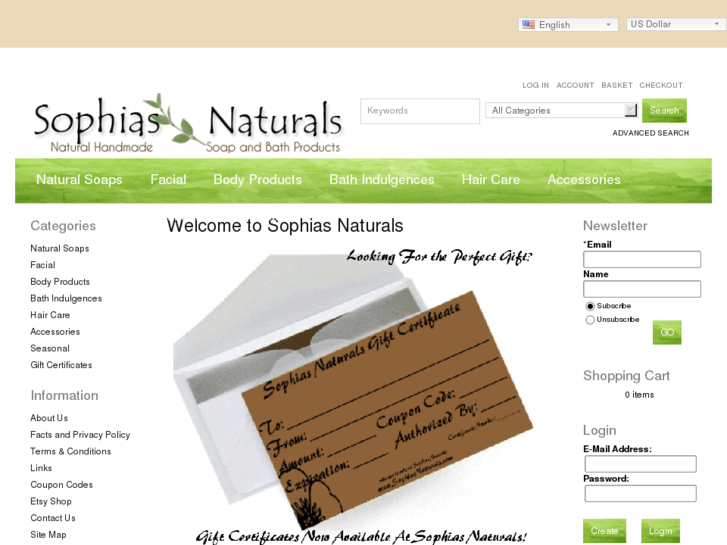 www.sophiasnaturals.com