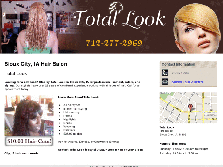 www.totallookthebeautysalon.com