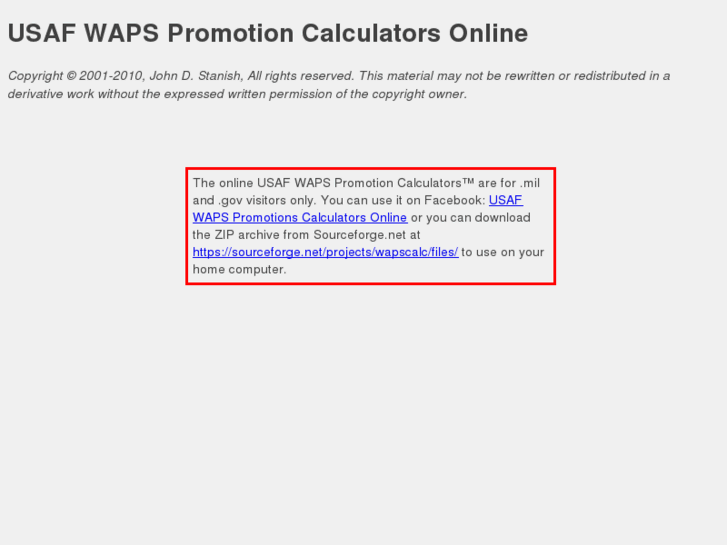 www.waps-calculator.com