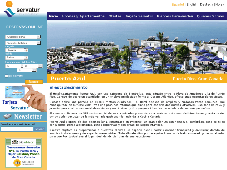 www.hotelpuertoazul.net