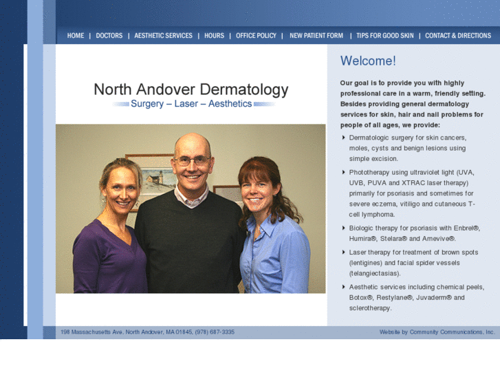 www.northandoverdermatology.com