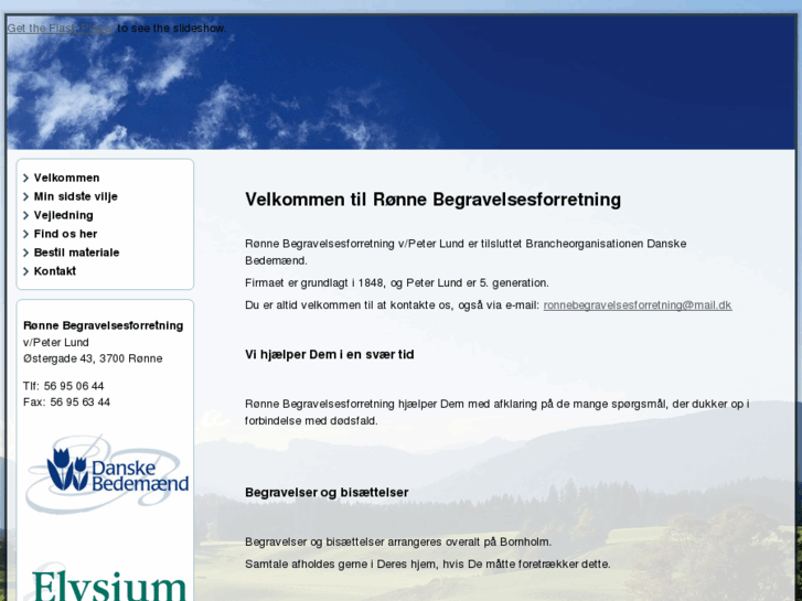 www.ronnebegravelsesforretning.dk