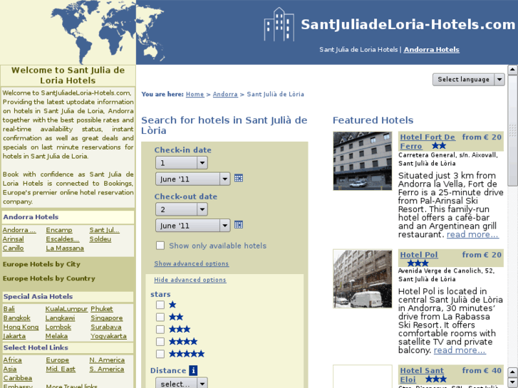 www.santjuliadeloriahotel.com