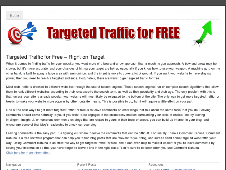 www.targetedtrafficforfree.com