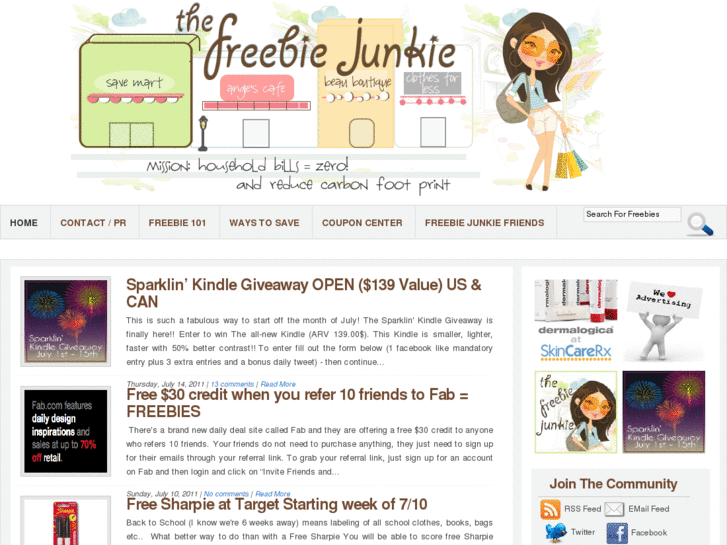 www.thefreebiejunkie.com