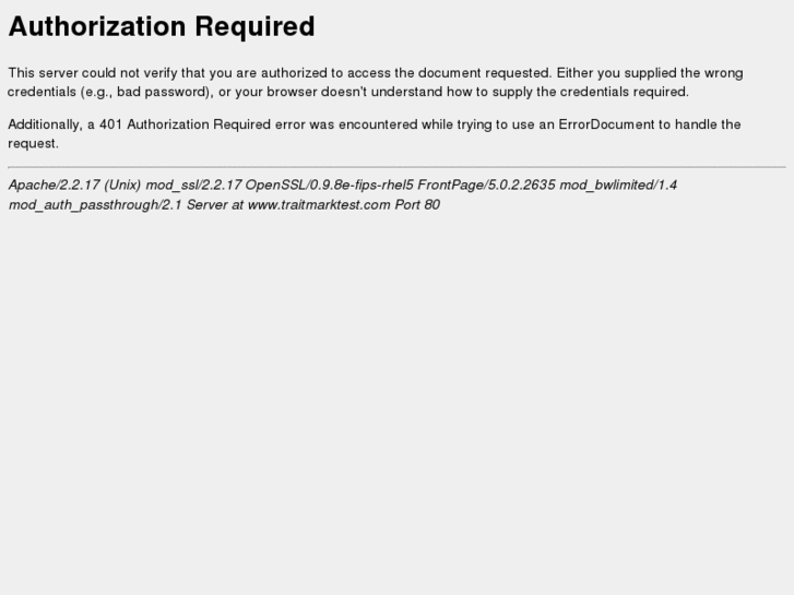 www.traitmarktest.com