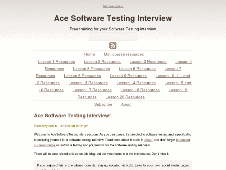 www.acesoftwaretestinginterview.com