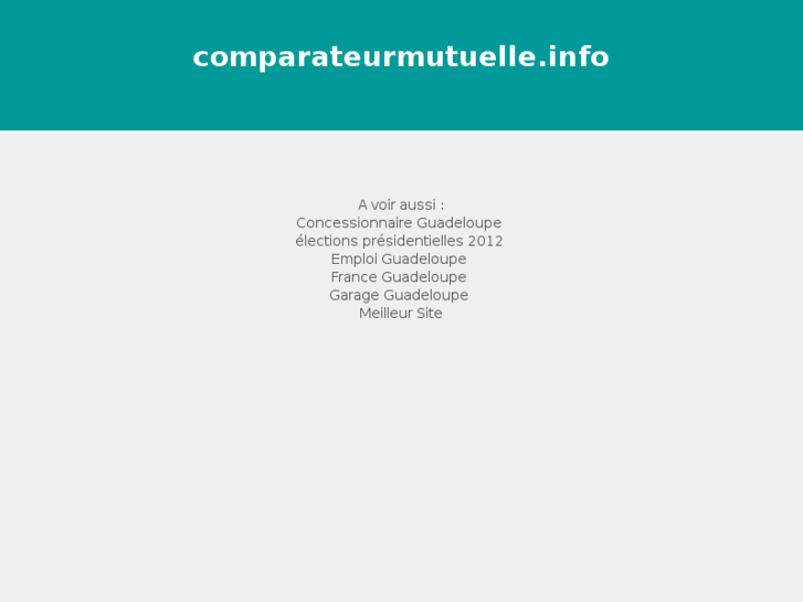 www.comparateurmutuelle.info