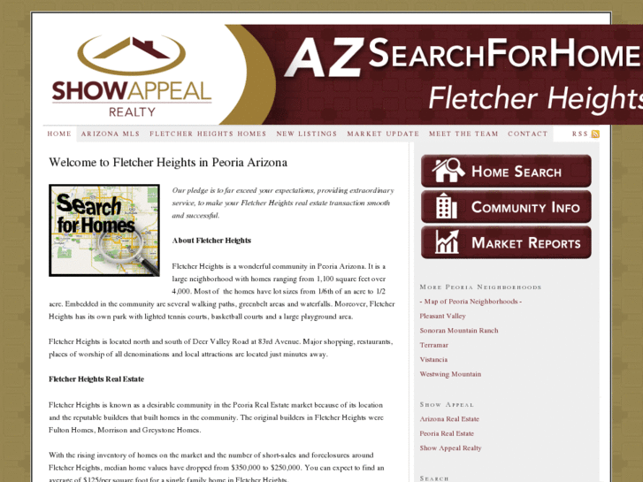 www.fletcherheights-azsearchforhomes.com