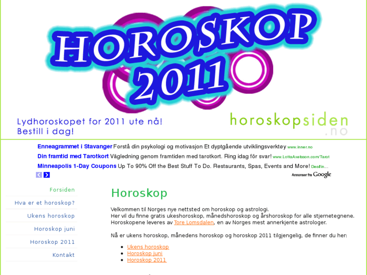 www.horoskopsiden.no