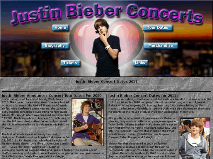 www.justinbieberconcerts.com