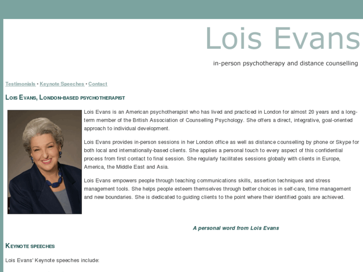 www.lois-evans.com