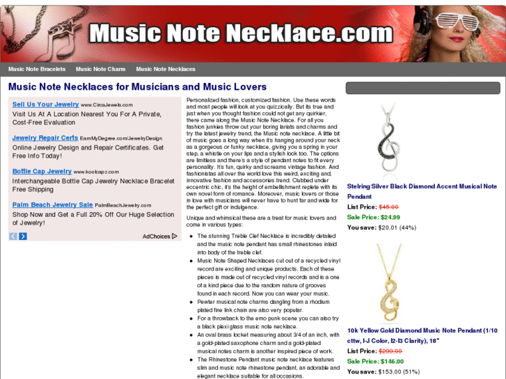 www.musicnotenecklace.com