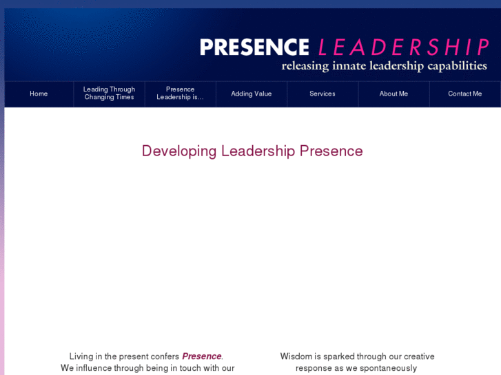 www.presenceleadership.com