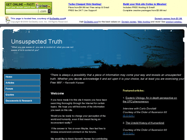 www.unsuspectedtruth.com