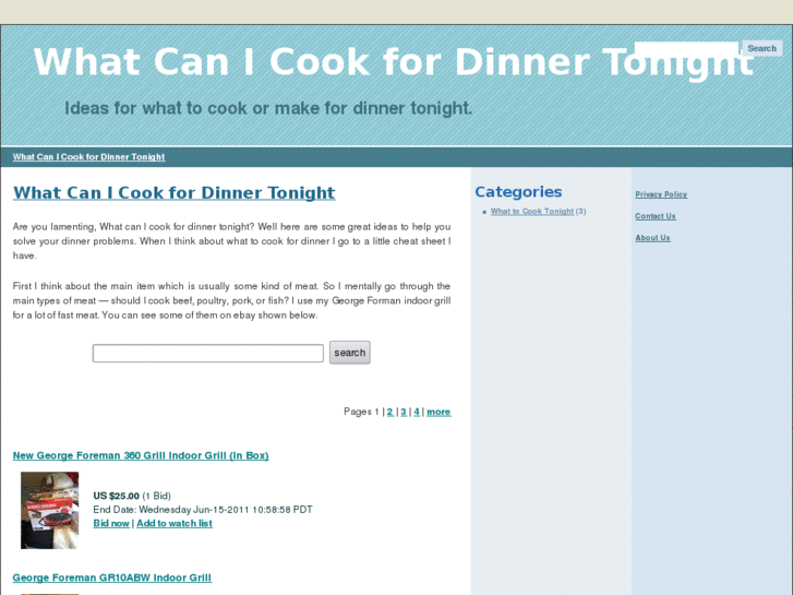 www.whatcanicookfordinnertonight.com