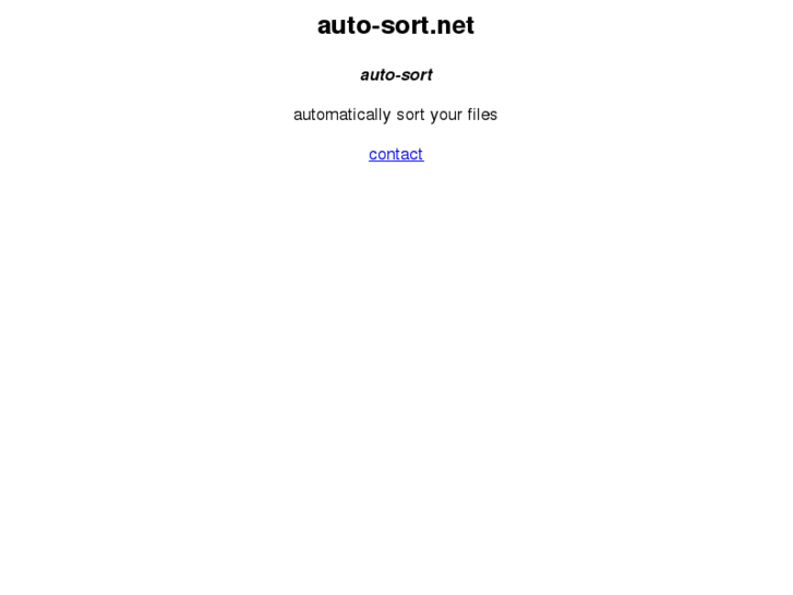 www.auto-sort.net