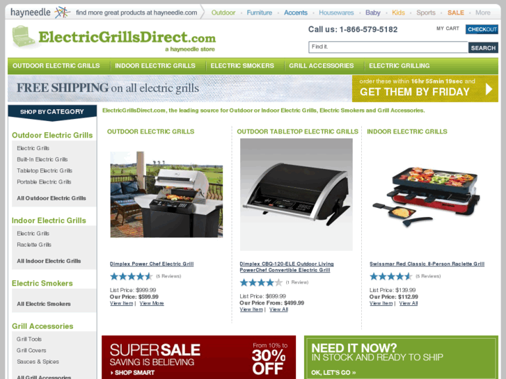 www.electricgrillsdirect.com