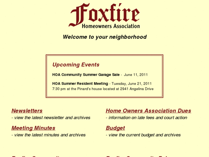 www.foxfirecommunity.org