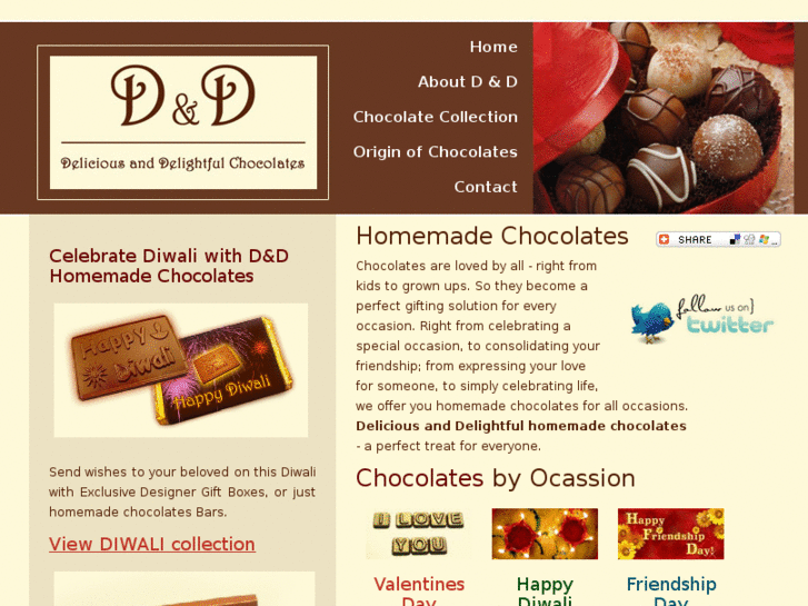 www.homemadechocolate.in