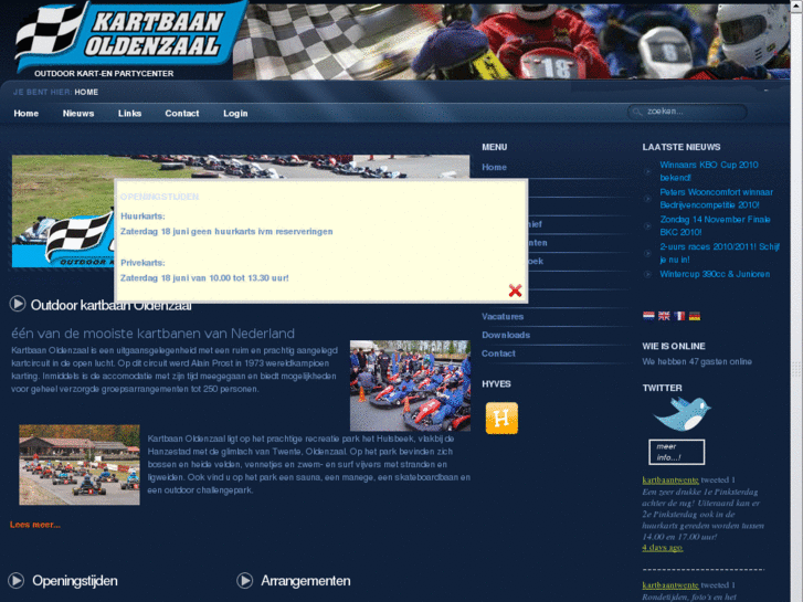 www.kartingbaanoldenzaal.nl