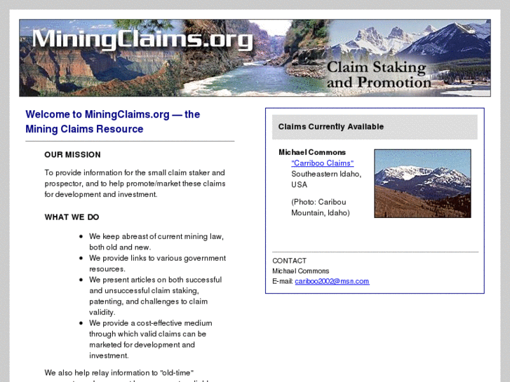 www.miningclaims.org