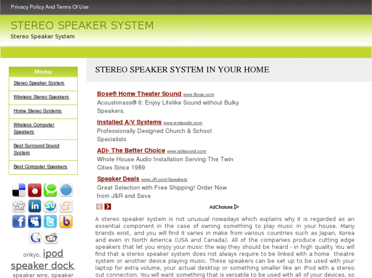 www.stereospeakersystem.com