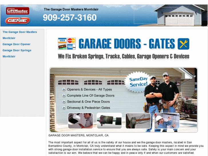 www.thegaragedoormastersmontclair.com