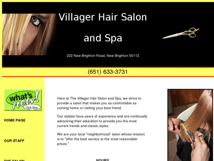 www.thevillagerbeautysalon.com